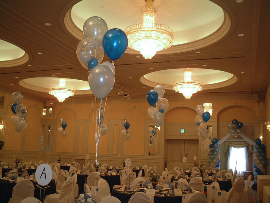 ウェデイングバルーンデコレーション｜現場施工例