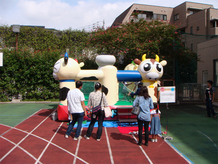 ふわふわ・エアートランポリン｜レンタル｜現場施工例