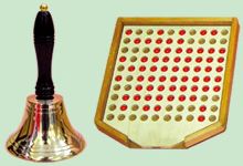 当たり鐘｜計算皿