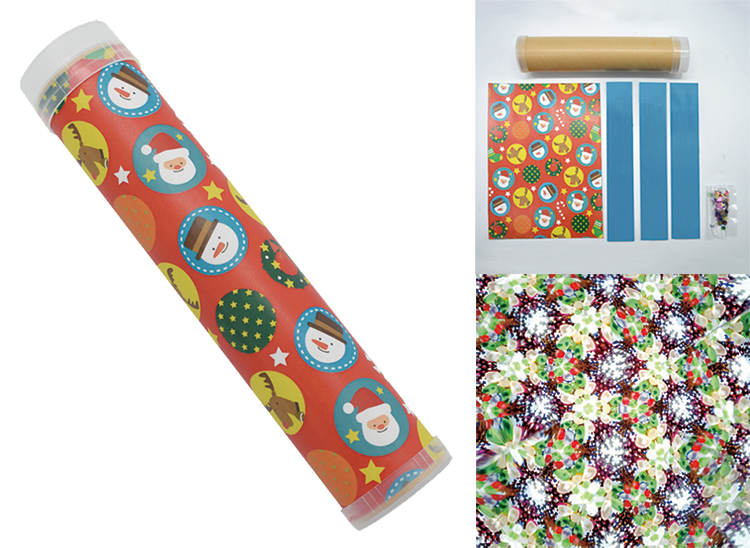 クリスマス万華鏡作り