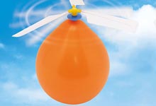 風船ヘリコプター作り