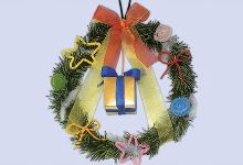 クリスマスリース作り